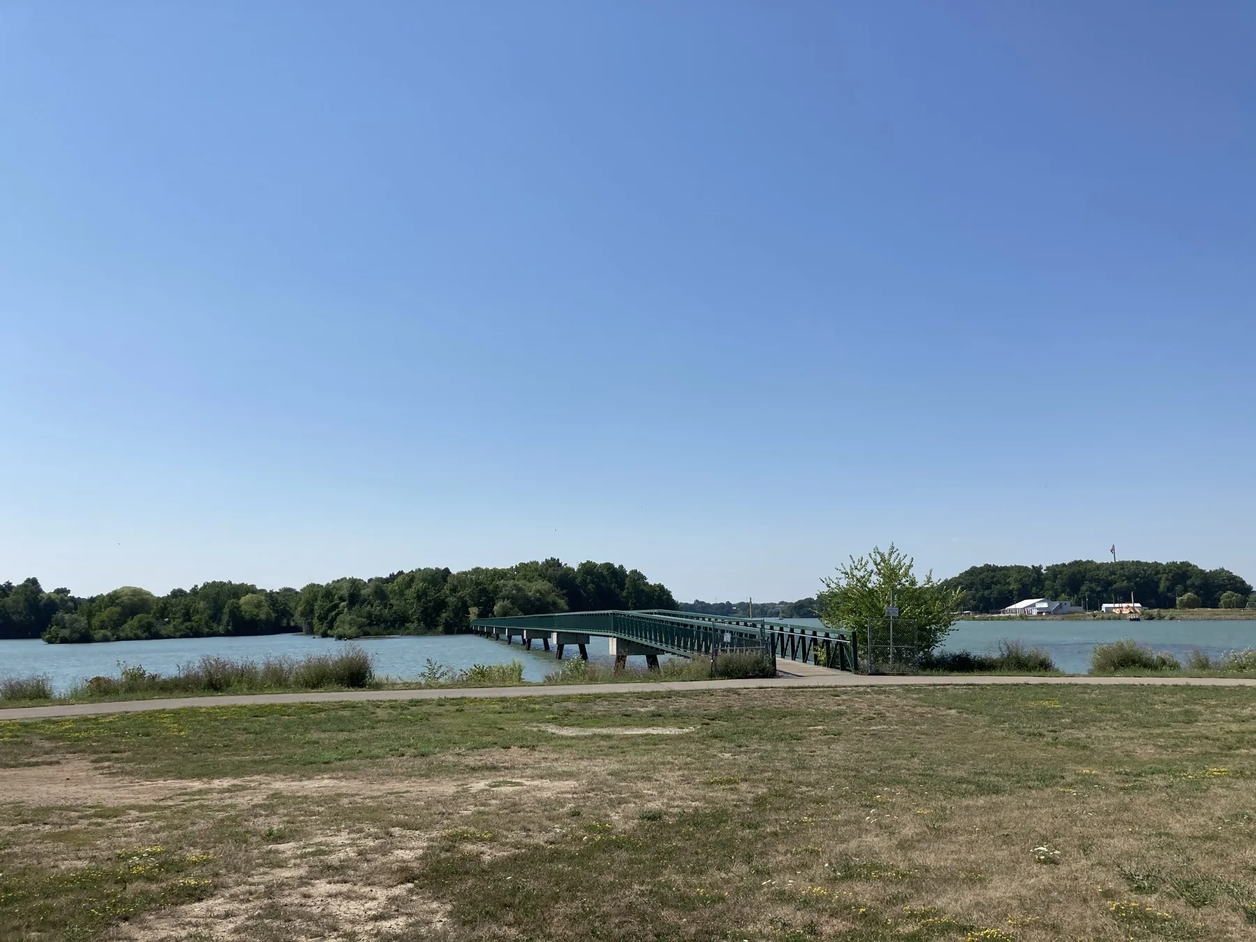 Bridge over water near Port Dalhousie in St. Catharines