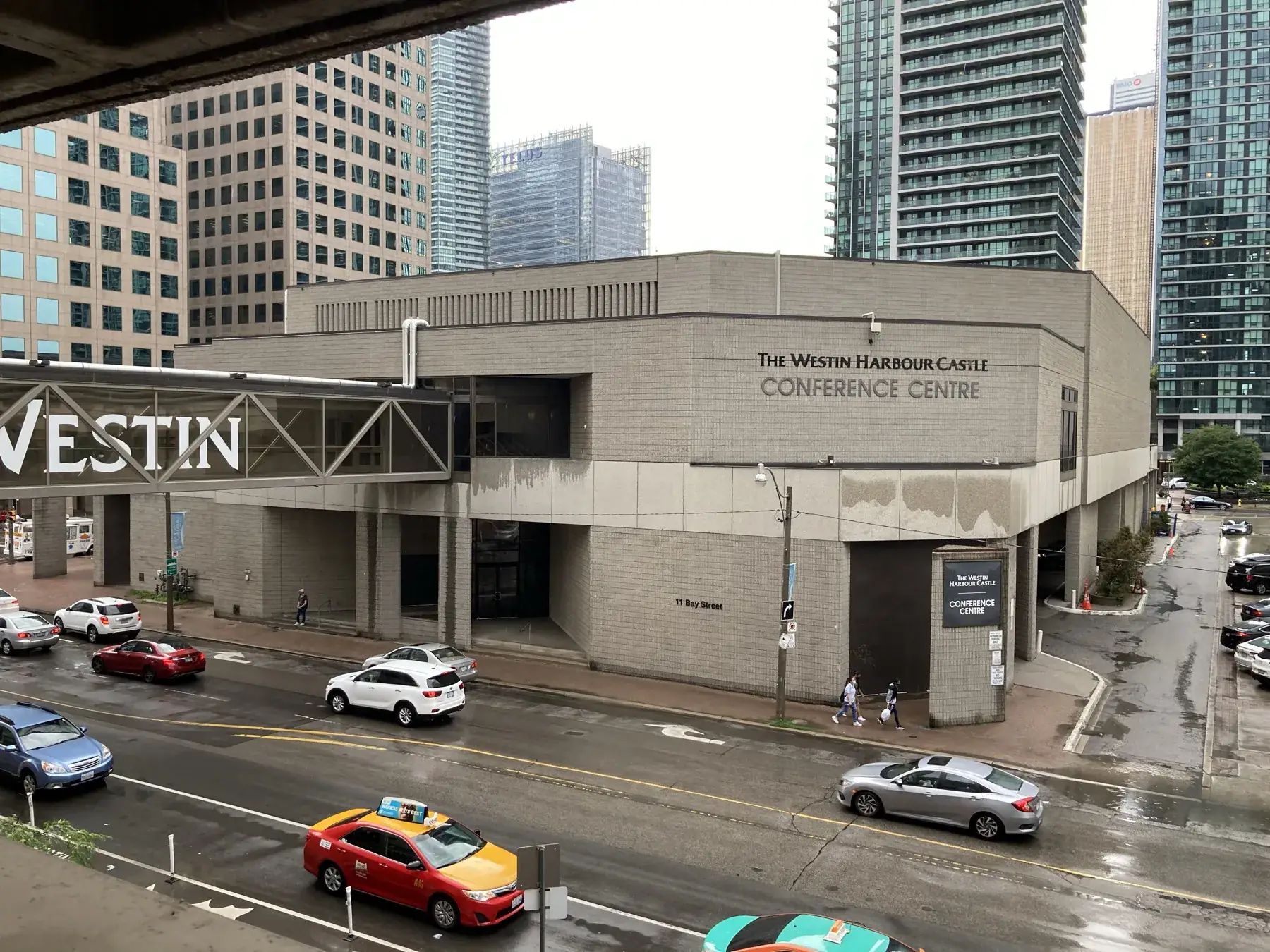 The Westin Harbour Castle Toronto exterior near the waterfront