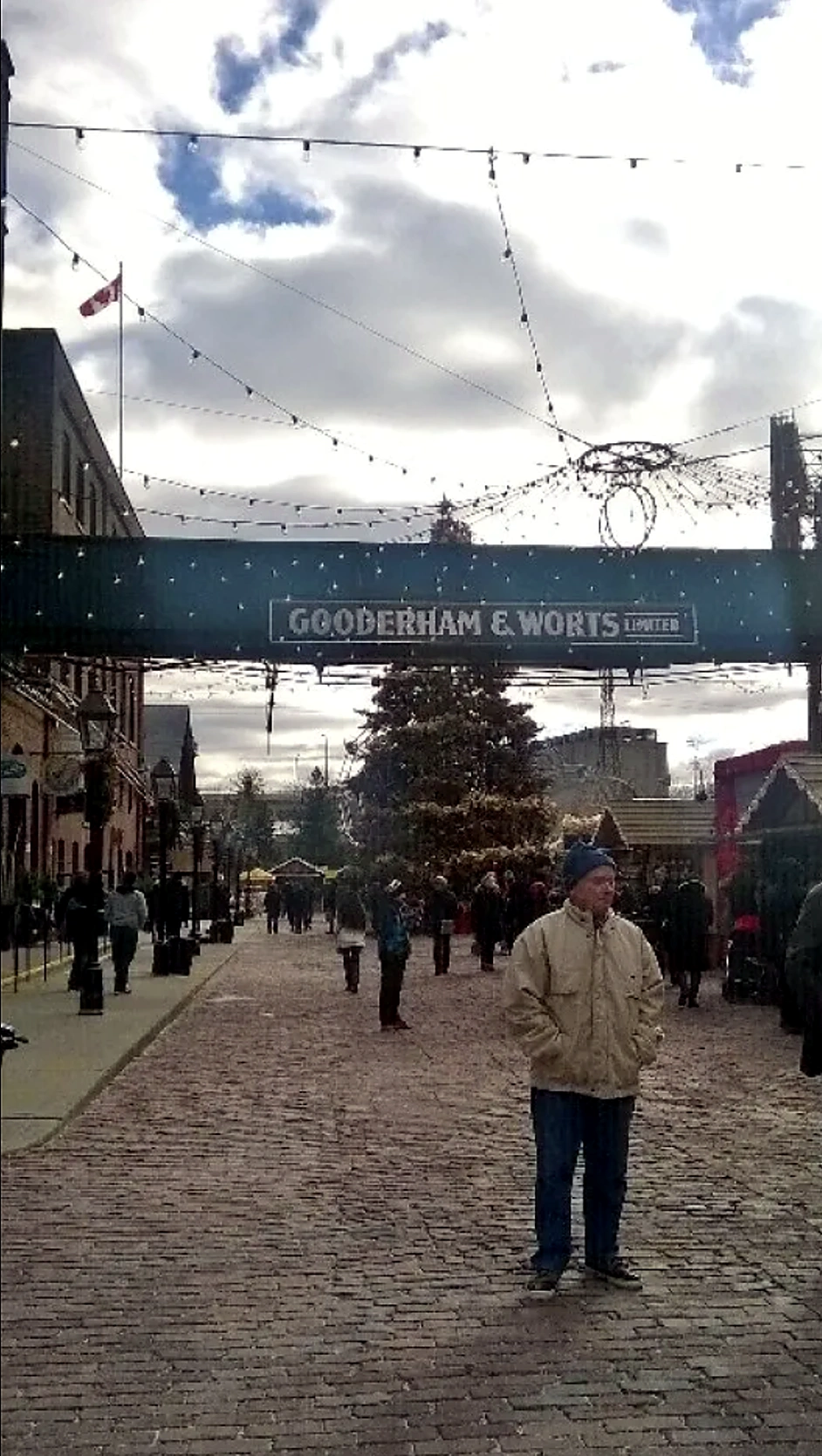 Outdoor Toronto Christmas Market in the Distillery District